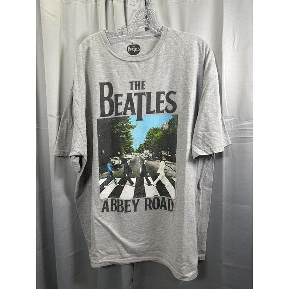 The Beatles Other - The Beatles Abbey Road Shirt Mens 3XL Gray Band Graphic Tee‎ Classic Rock Music